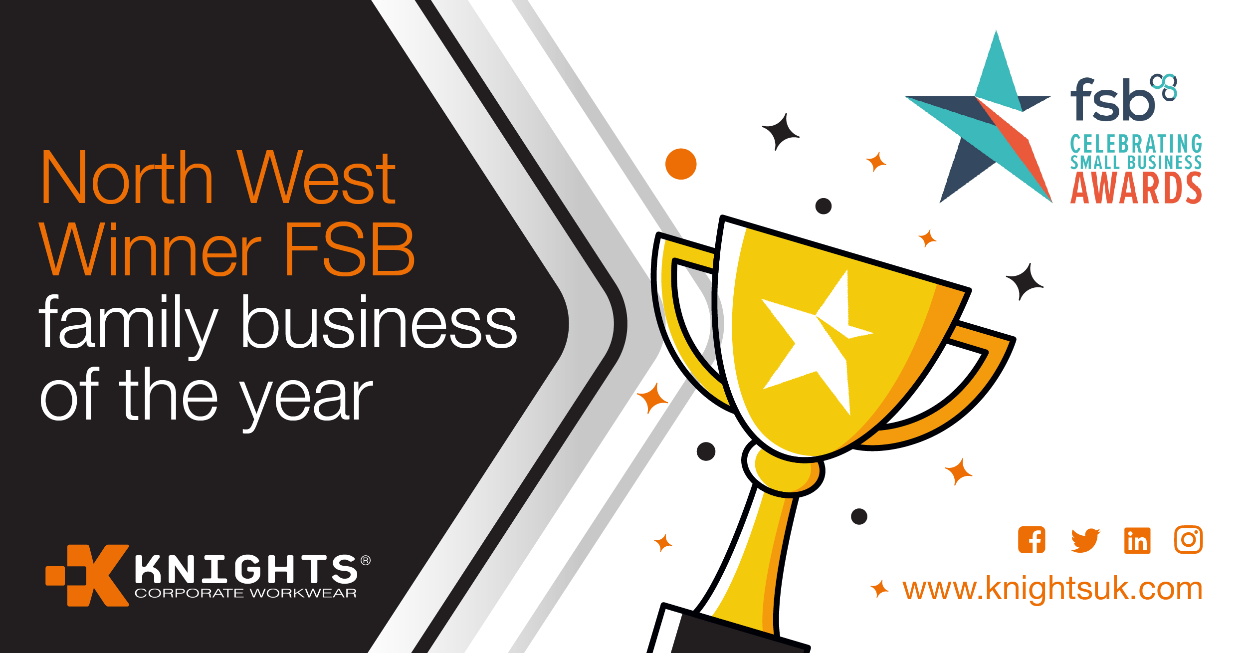 Knights Corporate Workwear are going to the national FSB Awards