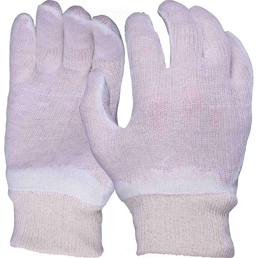 Cotton Liner Knitwrist Gloves Mens