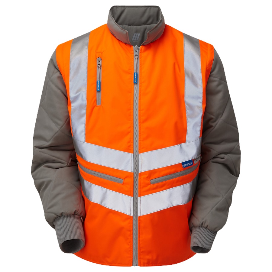 Pulsarail Hi Viz Reversible Bodywarmer - Knights Overall Protection