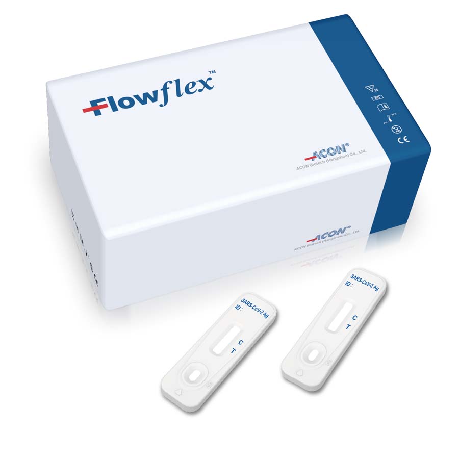 Flowflex COVID Antigen Rapid Test Kit, Lateral Flow Pack of 25